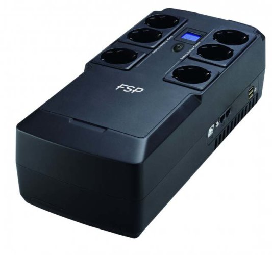 FSP 800VA AGA Home-Office UPS MULTIPRISE 8x Prises Shuko-480W INLINE