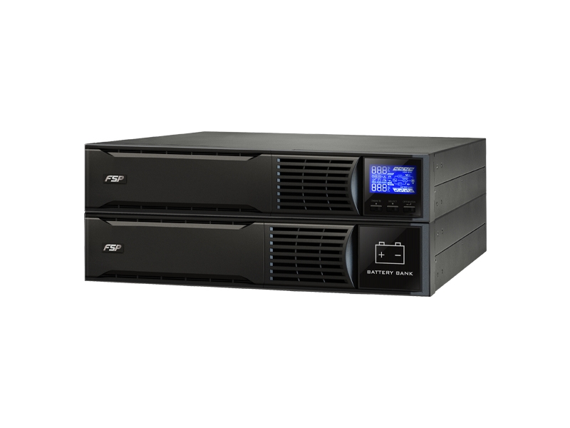 FSP-3000VA EU-1103TS (PPF24A1500 / PPF27A1400) UPS 3000VA-2400W Rack Line-Interactive 8S, LCD display, USB