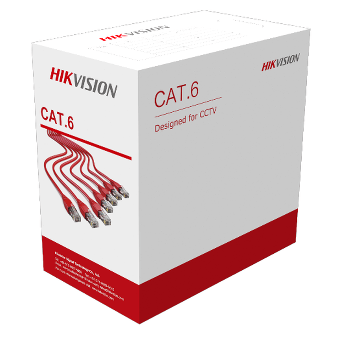 HIKVISION DS-1LN6-W-CCA 305m CAT6-UTP CCA