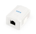 GEMBIRD NCAC-1U6-01 PRISE CAT6-UTP MURALE APPARENTE SIMPLE