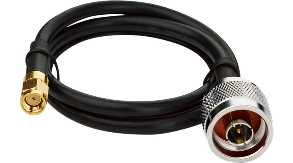 3 meters N-Male to RP-SMA Male Pigtail Cable 2.4GHz