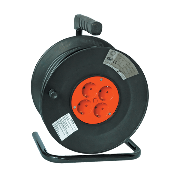 ELMARK 47950 Enrouleur Multiprise 50m-4S 3G1,5