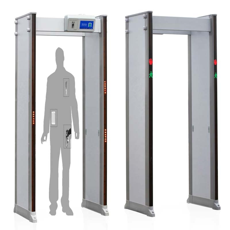 FJ2404 SAFE AGLE portique de detection de metaux 24 detection zones - 255 NIVEAU DE SENSIBILITE 5-inch LCD digital display - Chaque Zone niveau de sensibilitá ajustable jusqu'á 100