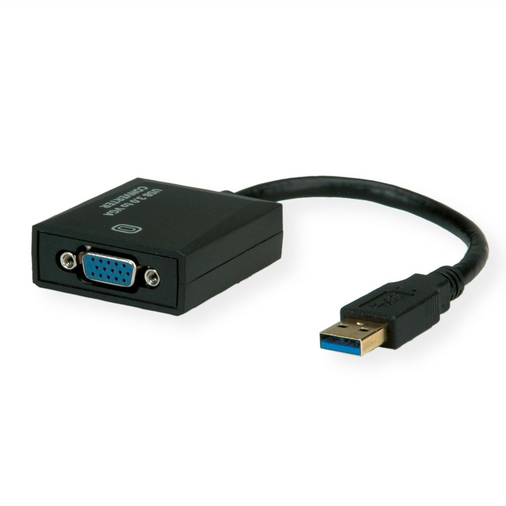 Roline-Value 12.99.1037 USB Display Adapter, USB 3.2 Gen 1 to VGA