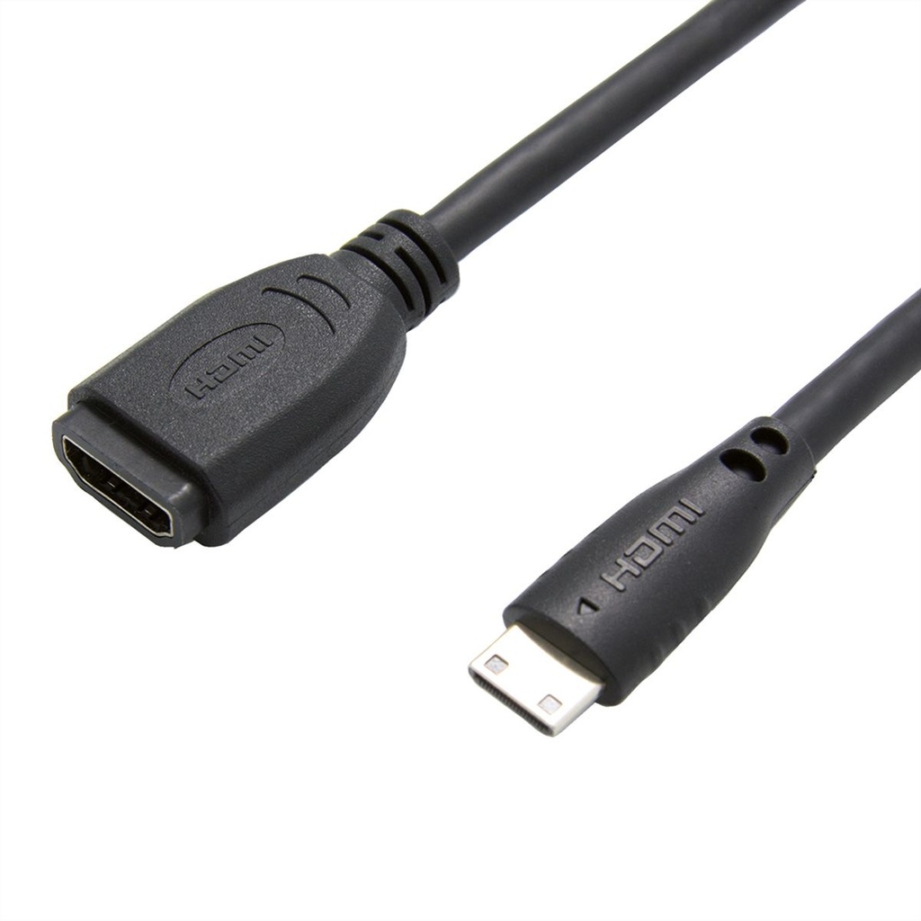Roline-Value 12.99.3120 Cableadapter, HDMI F - HDMI Mini M