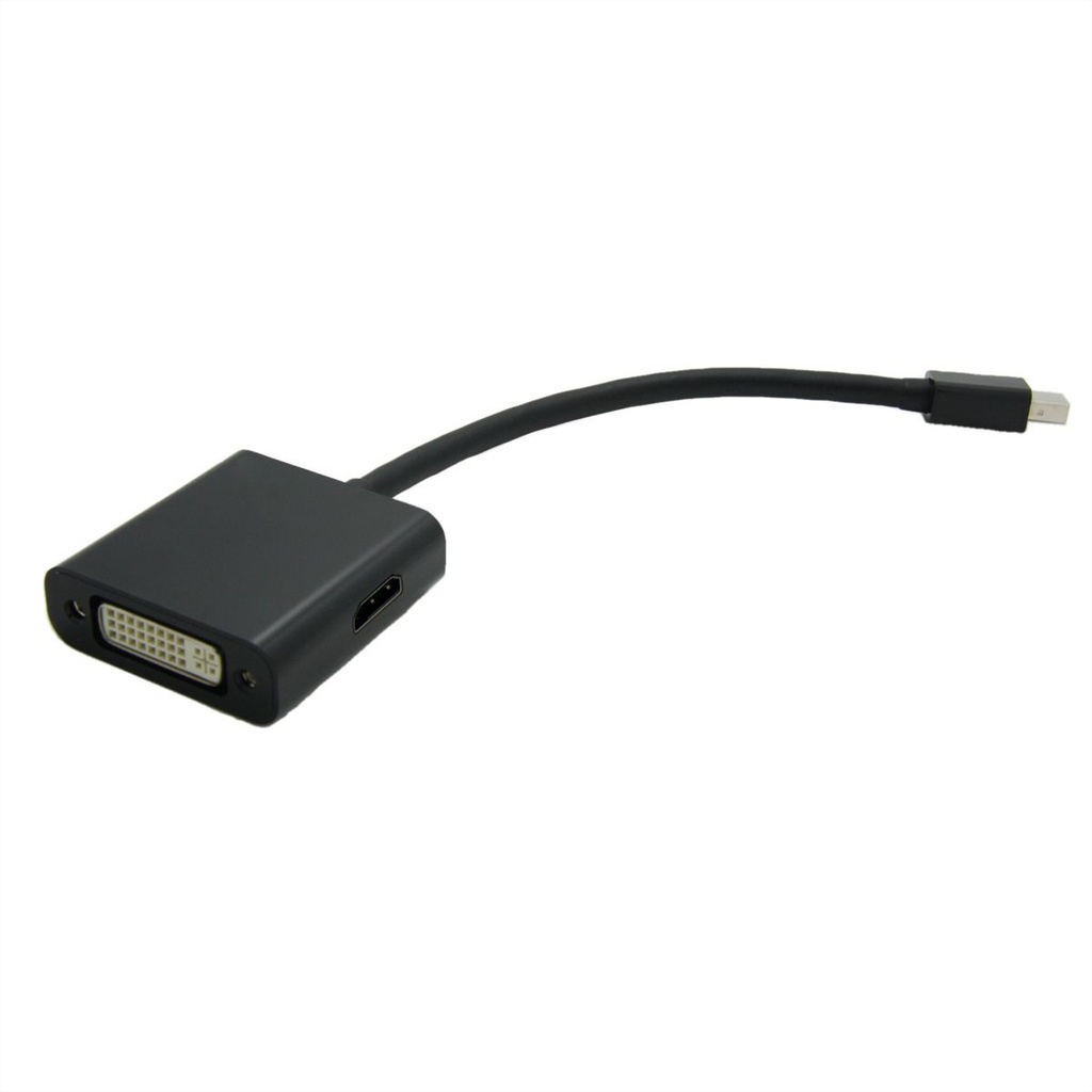 Roline-Value 12.99.3150 Mini DisplayPort - DVI/DP/HDMI Adapter, Mini DP M - DVI/DP/HDMI F