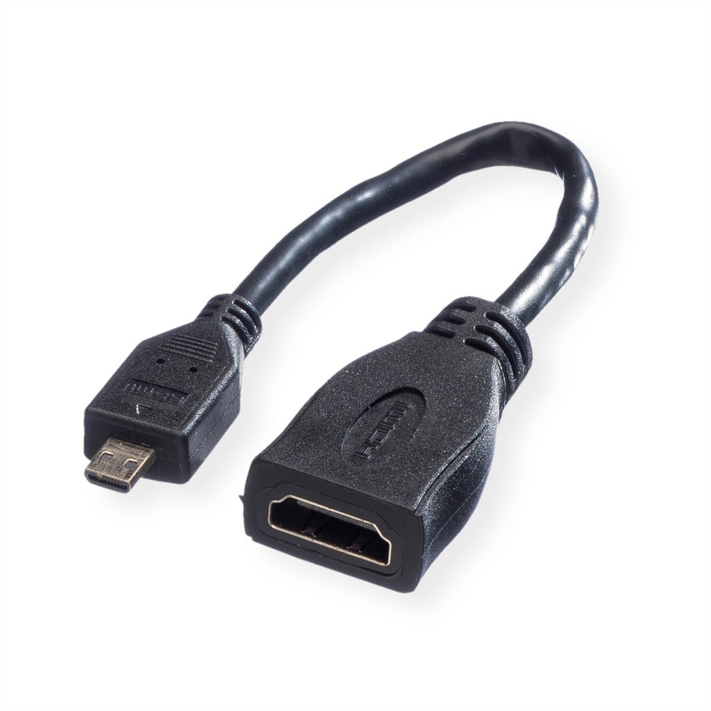 Roline-Value 11.99.5584 HDMI High Speed Cable + Ethernet, A - D, F/M