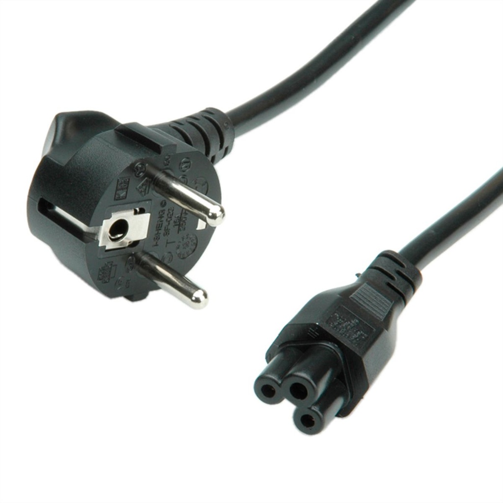 Roline-Value 19.99.1028 Power Cable, straight Compaq Connector, black