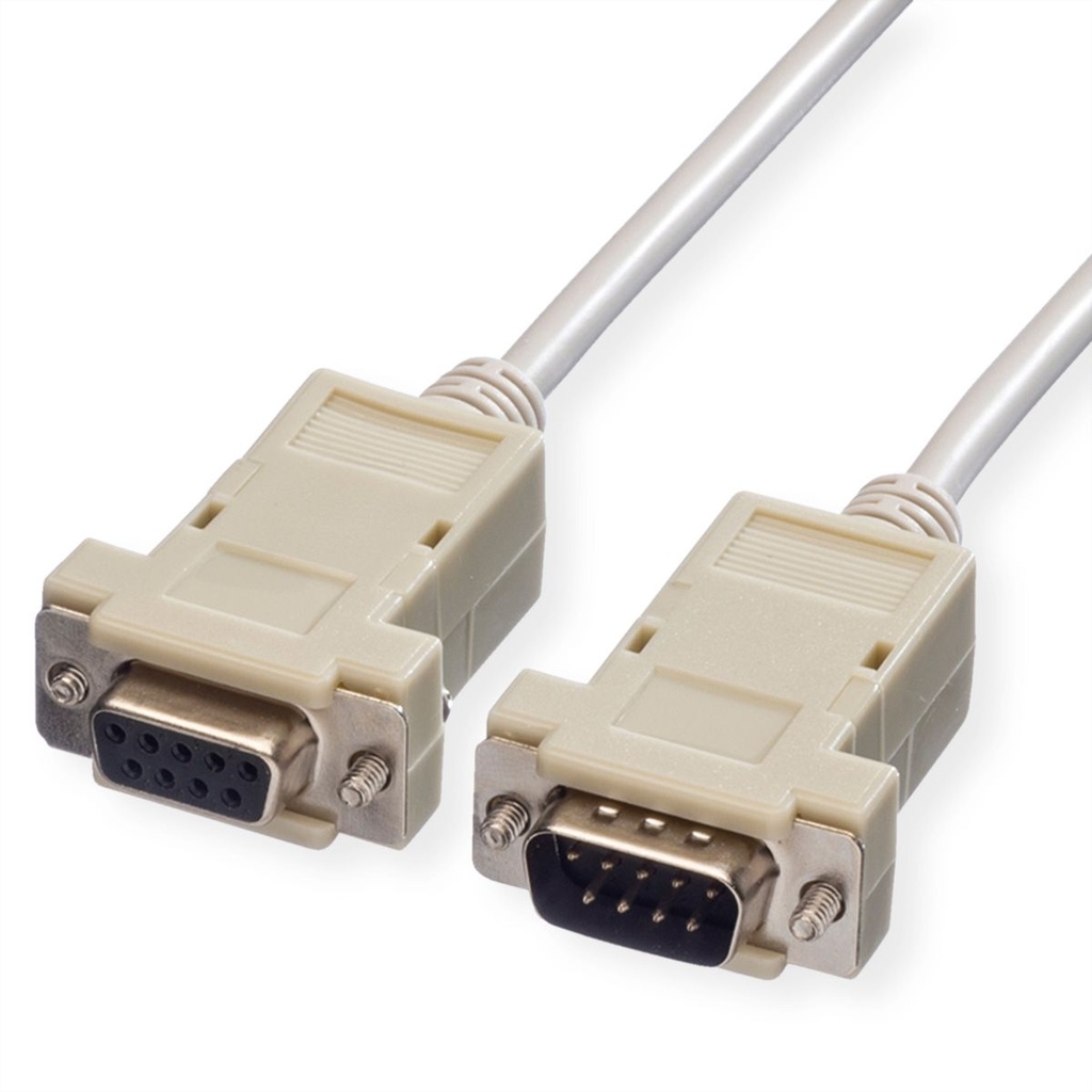 Roline-Value 11.99.6218 RS232 Cable, DB9 M - F