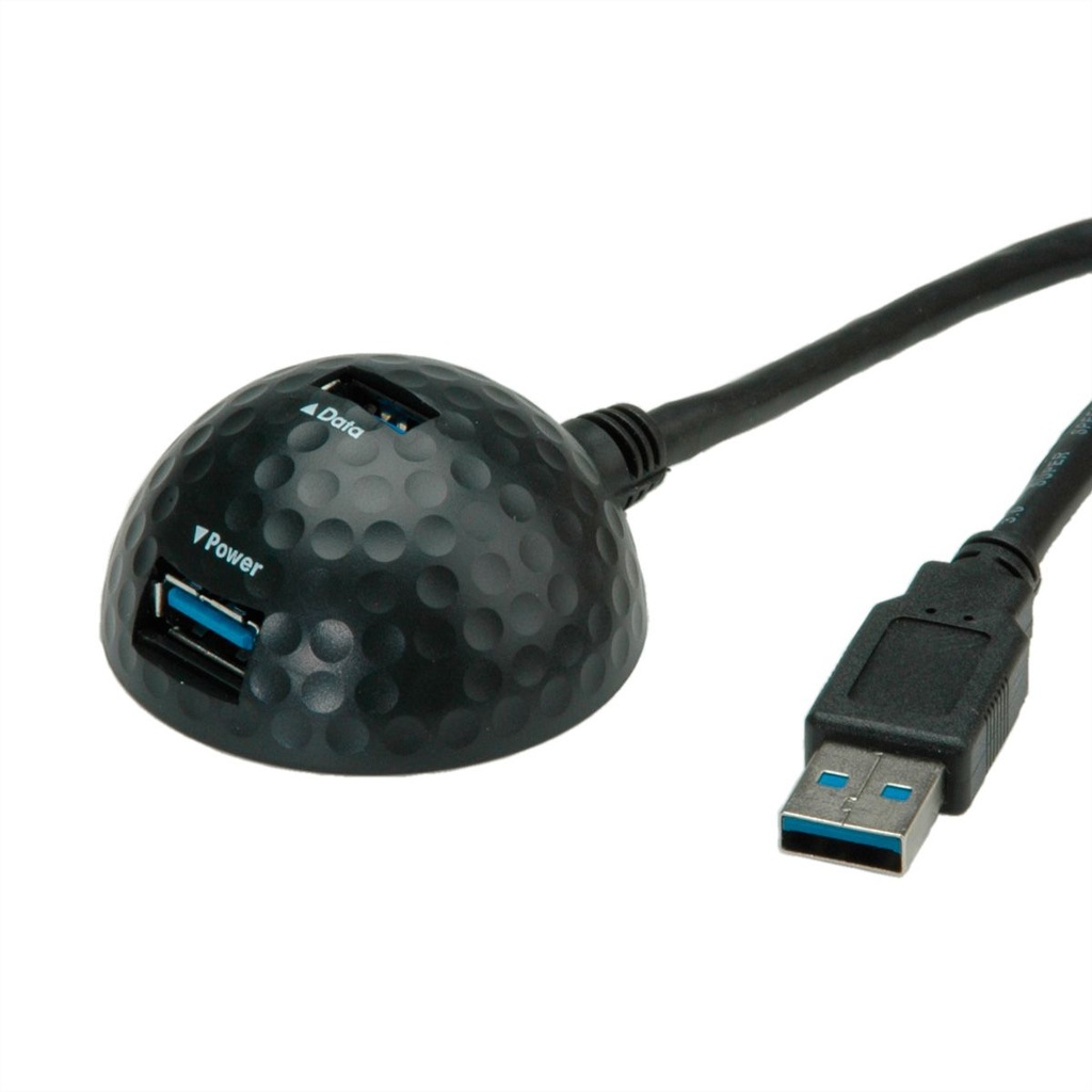 Roline-Value 11.99.8999 USB 3.2 Gen 1 &quot;DOME&quot; Cable, black