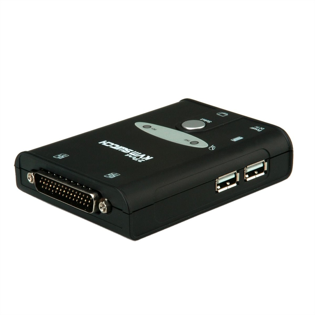 Roline-Value 14.99.3250 KVM Switch &quot;Star&quot;, 1U - 2 PCs, HDMI, USB