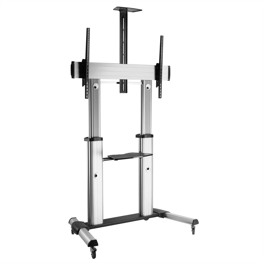 ROLINE 17.03.1261 - Support de télévision Mobile (60&quot; à 100&quot;)  support sur pied , réglable en hauteur, inclinable
