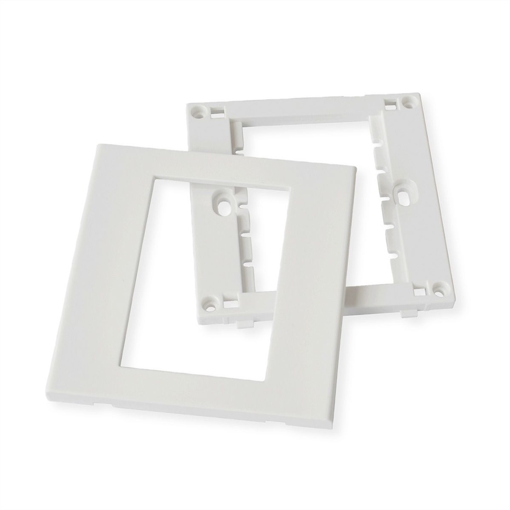 VALUE A/V Faceplate, 86x86mm, white