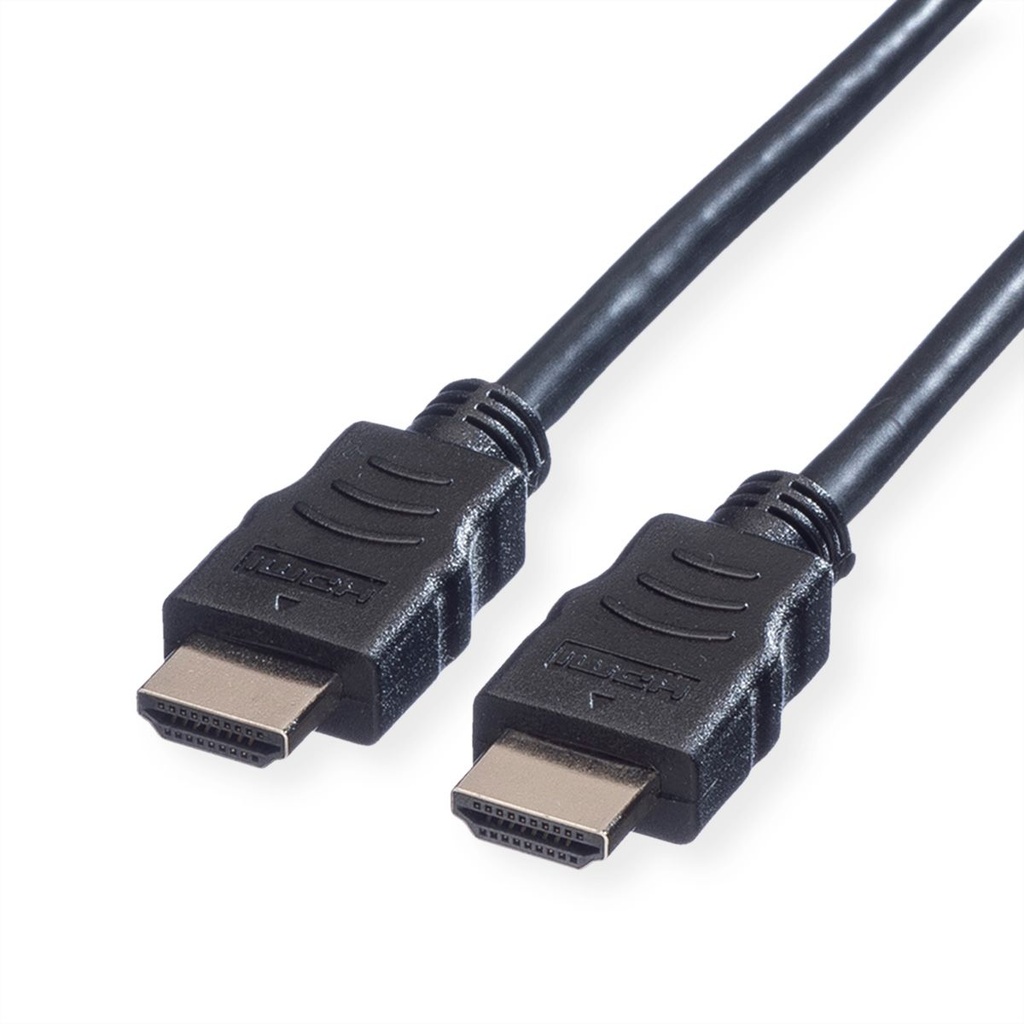 VALUE HDMI High Speed Cable + Ethernet, M/M, black