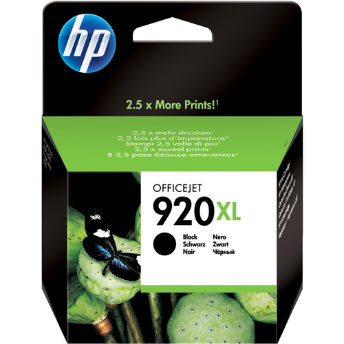 HP 920 - Cartouche HP n°920 CD971AE noire (capacité simple)