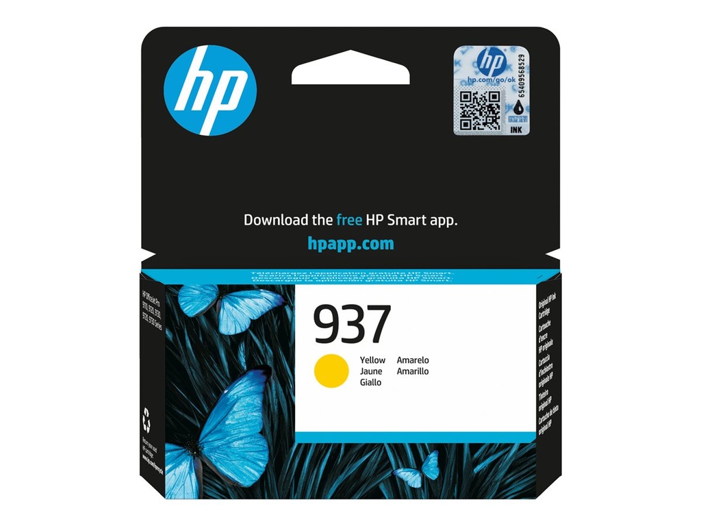 HP 953XL Original Ink Cartridge - Yellow - Inkjet - High Yield - 1600 Pages