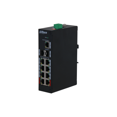 Hikvision DS-3T0510HP-E/HS  - 8 Port Gigabit Unmanaged  POE Switch  + 2 × gigabit SFP fiber optical ports UPLINK