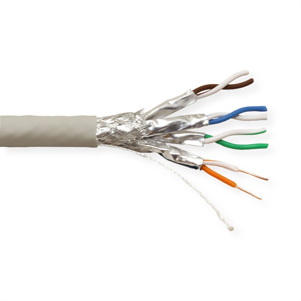 VALUE S/FTP Cable Cat.7 (Class F), Solid Wire, Dca, 100 m
