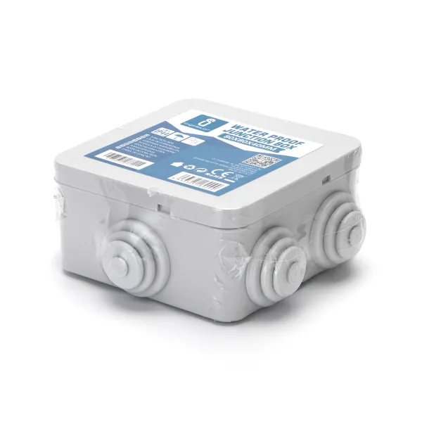 AIGOSTAR Boîte de jonction - Carré - 80x80x40mm - IP44 