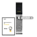 HOTEL-E3041 Serrure d'hôtel Cartes MF Ouverture à gauche/Droite - Autonome avec pile 4 x AA / DC6V