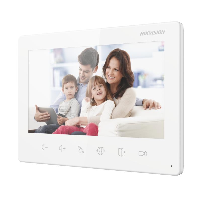 Hikvision DS-KH1200 Moniteur  7&quot;  intérieur analogique 2 fils  Compatible DS-KIS101P