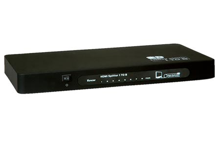 ROLINE HDMI Splitter, 4K , 8-way, 14.01.3582