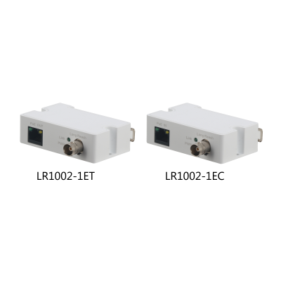 DAHUA DUO Kit LR1002-1EC/1ET  Single-Port Long Reach Ethernet over Coaxial Extender Up to 400m(100Mb) or 800m(10Mb)