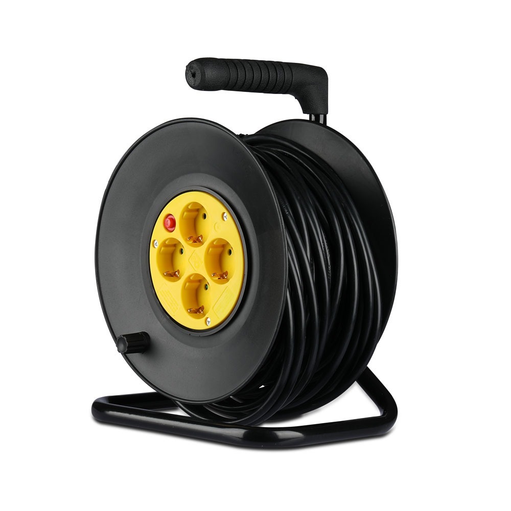 VT-6025 Enrouleur Multiprise 25m-4S 3G1,5