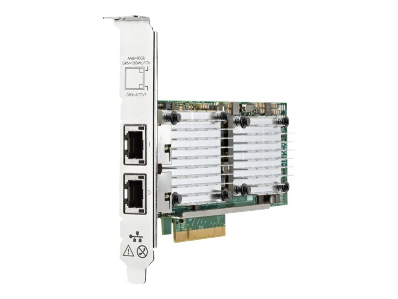 HPE 535T Network adapter PCIe 2.0 x8 10Gb Ethernet x 2 for ProLiant DL380 Gen10,