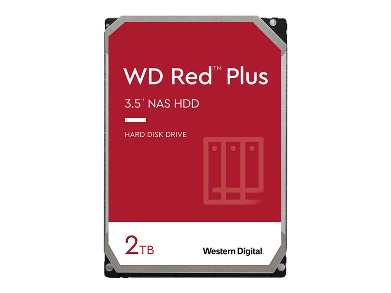 WD Red Plus internal 3.5&quot; SATA 6Gb/s 5400 rpm buffer: 128 MB For Nas &amp; Servers