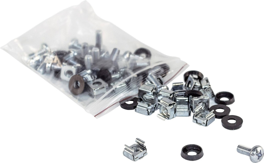 Cage Nut Set - Vis, Écrous Et Rondelles Pour Rack pour Armoire 19&quot;