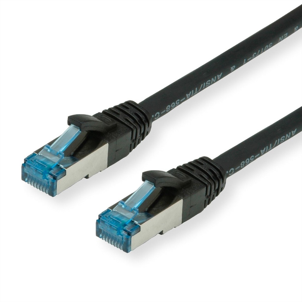 VALUE S/FTP Patch Cord Cat.6A (Class EA), black