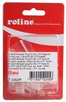 ROLINE 12.01.1087 Connecteur modulaire, RJ45 Mâle, , Cat5e (x10 PACK)
