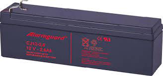 Batterie AGM  12 V -2.6 Ah - Dim 178 x 34 x 66 mm (lxwxh)