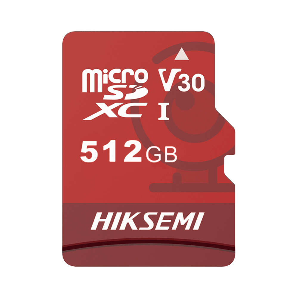 Hikvision 512GB micSDXC HS-TF-E1-512G Class C10 For Surveillance