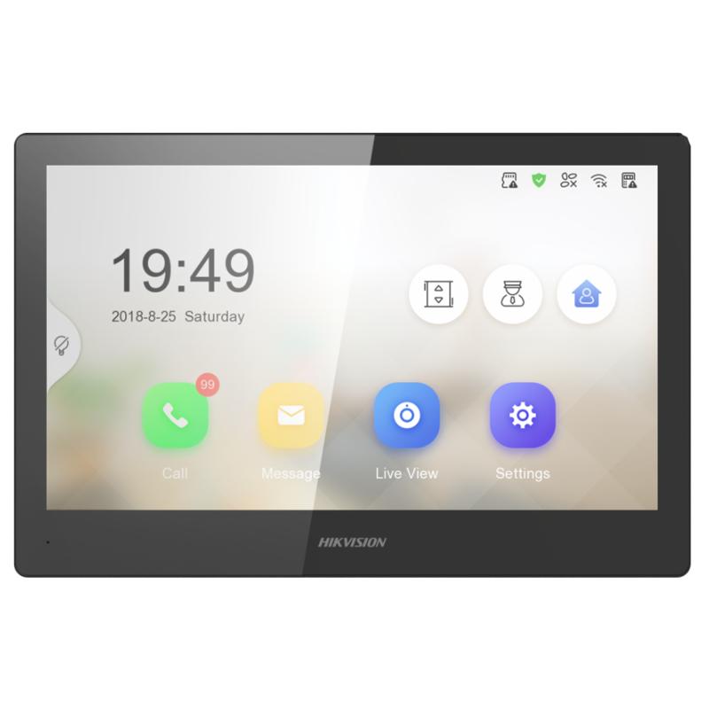 Hikvision DS-KH8520-WTE1 Poste intérieur d'interphone vidéo avec écran tactile 10 pouces