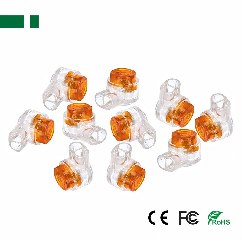 C-K1 (UY) Connecteur cables 0.4-0.7mm  à pression rapide avec Gel isolant  Pack 200Pcs