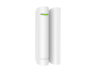 Ajax DoorProtect-W  Détecteur d'ouverture sans fil, blanc. Seuil d'activation 1-2 cm - Pile CR123A