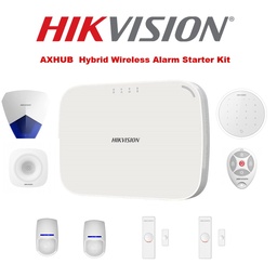 [AXHUB-PWA32NK] HIKVISION DS-PWA32-NK Kit d'Alarme  AX Wi-Fi 868MHz avec cartes à puce (version GRPS) 