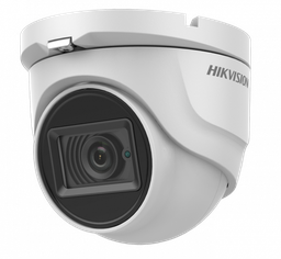 [DS-2CE76H0T-ITMFS(White)] HIKVISION HD-TVI DS-2CE76H0T-ITMFS 5MP Turret Camera Fixed Lens Metal Audio