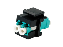 [21.17.0001] ROLINE Fiber Optic Keystone Jack, 2x LC / 2x LC  Duplex, Multimode, OM3  