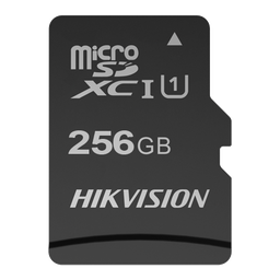 [MSD-256G] Hikvision Memory Card - Capacity 256 GB - Class 10 U1 - To 300 writing cycles - FAT32 - Ideal for mobiles, tablets, etc