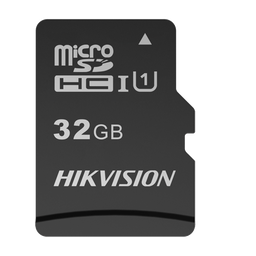 [MSD-32G] Hikvision Memory Card - Capacity 32 GB - Class 10 U1 - To 300 writing cycles - FAT32 - Ideal for mobiles, tablets, etc
