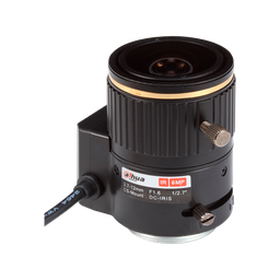 [PFL2712-E6D] Dahua Lens with CS thread - Quality 6.0 Mpix - AutoIris Direct Drive (DC) - Varifocal: 2.7 to 12 mm - 1/2.7&quot; / F1.6 - IR correction