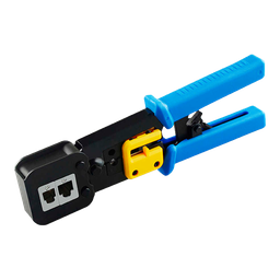 [TOOL-UTP02] Crimping tool for bulkhead connector - Professional high quality model - Connectors: EZ-RJ45, RJ11, RJ12 and RJ22 - Cable: UTP - Quick and easy to use - Cable cutting blade