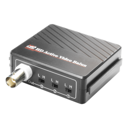 [CON-BALTX] Balun  Emetteur actif  - Optimisé pour vidéo HD: HDTVI / HDCVI / AHD - 1 canal - Actif - Alimentation 12V DC 