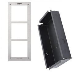 [VTOF003-VTOB112] DAHUA VTOF003-VTOB112 Kit de montage Platine 3x Module encastré