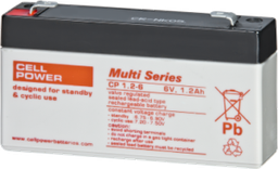 [BATT1.2-6V] Cellpower CP 1.2 – 6 Batterie AGM 6 V - 1.2 Ah - 	97 x 24 x 58 mm (lxwxh)