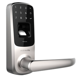 [ACS-DOOR-SMART04] UL1-SN Anviz Ultraloq - Serrure intelligente autonome - Identification par empreinte digitale, carte Ultraloq 13.56MHz ou APP mobile - Capacité 100 utilisateurs - Communication Bluetooth -
