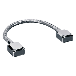 [DLK-401] Tube Flexible pour le passage des câbles - Apte pour tout type de portes - protège les câbles de dommages possibles - Matériel ondulé métallique - Dimensions 480(Al) x 40(Fo) x 24(An) mm